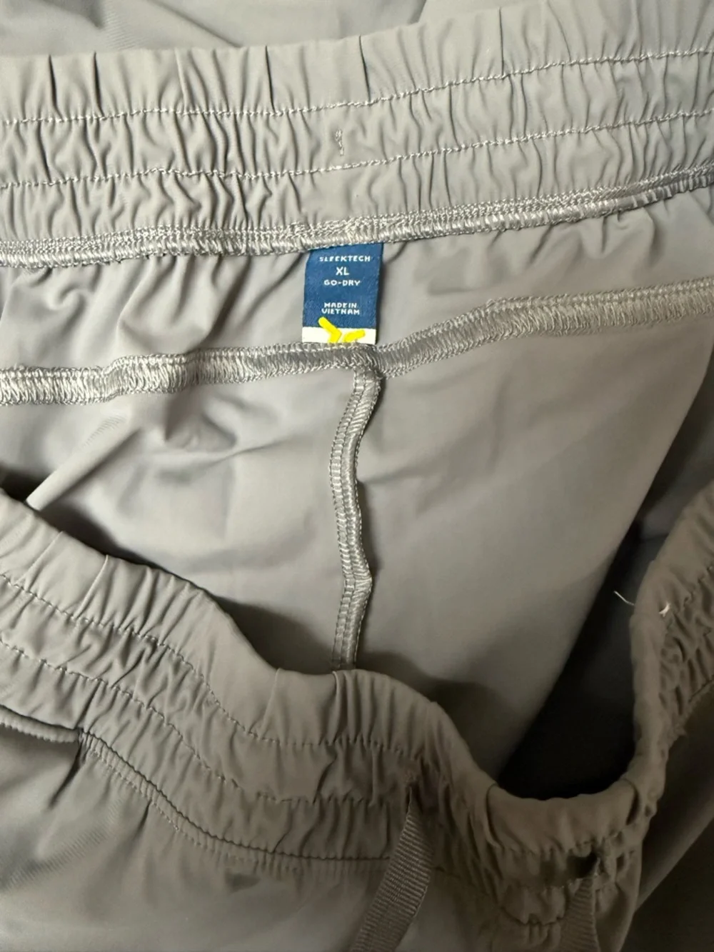 Old Navy Gray Track Pants - Picture 2 of 3